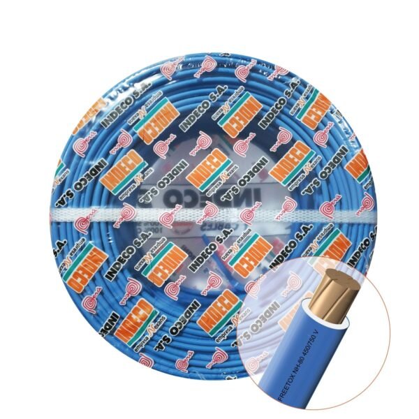 CABLE ELECTRICO NH-80, 1.5MM2, 750V, LIBRE DE HALOGENO, AZUL – 10012915