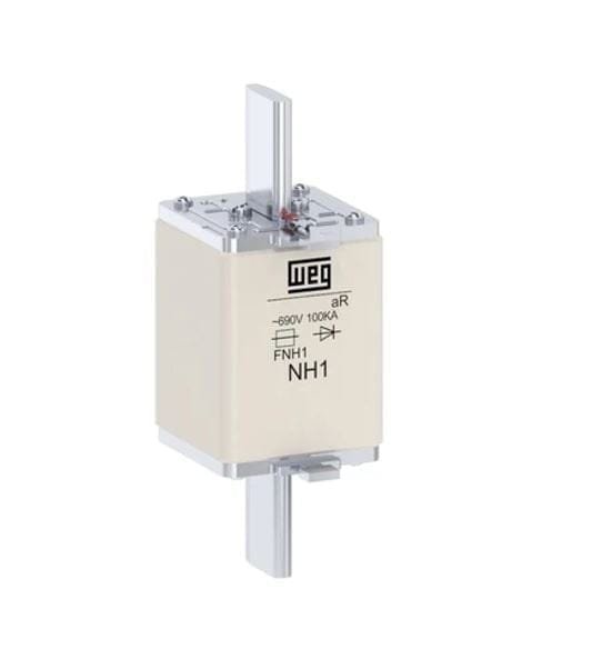 10808545, FNH1-160K-A – FUSIBLE NH, 160A, 100KA/690VAC, TAM. 1, CLASE AR, ULTRA-RAPIDO – 10808545