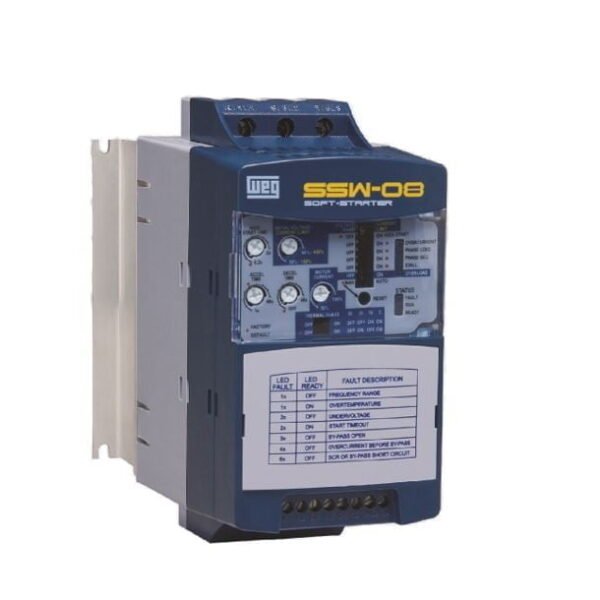 11296788, EX SSW08 0412 T5 SH2Z – ARRANCADOR SUAVE ELECTRONICO SSW08, 150HP(110KW)/220VAC, 350HP(260KW)/440VAC, 412A, 200-460V – 11296788