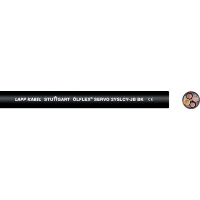 1136451, CABLE APANTALLADO OLFLEX SERVO 2YSLCY-JB 0,6/1KV, 4G2.5MM2, CUBIERTA: PVC NEGRO – 1136451