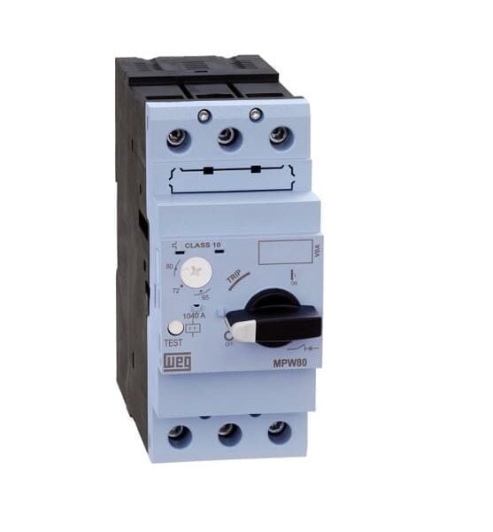 12425429, MPW80-3-U065 – GUARDAMOTOR 50-65A, 100KA/220VAC, 65KA/440VAC – 12425429