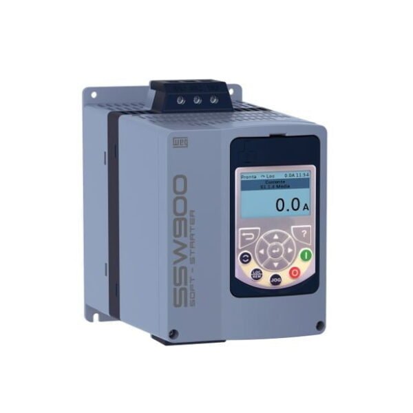 12956520, SSW900 A 0024 T5 E2 – ARRANCADOR SUAVE ELECTRONICO SSW900, 7.5HP(5.5KW)/220VAC, 15HP(11KW)/440VAC, 24A, 200-575V, BOB. 110-240V – 12956520