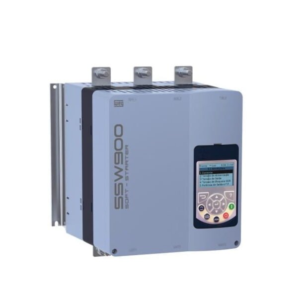 12956523, SSW900 C 0171 T5 E2 – ARRANCADOR SUAVE ELECTRONICO SSW900, 60HP(45KW)/220VAC, 125HP(95KW)/440VAC, 171A, 200-575V, BOB. 110-240V – 12956523
