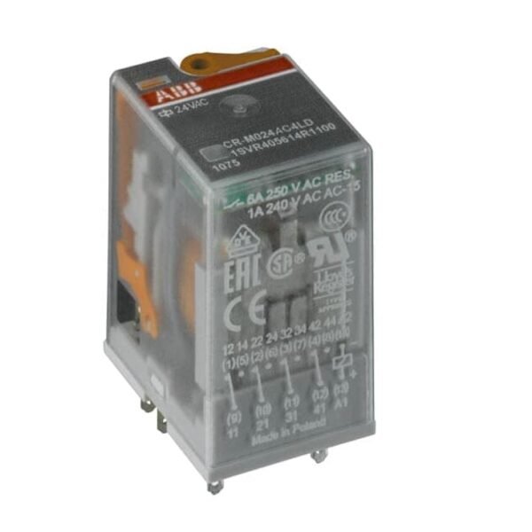 1SVR405612R3000, CR-M230AC3 – RELE ENCHUFABLE 11 PINES, 3NA/NC, 10A 250V, BOB. 230VAC – 1SVR405612R3000