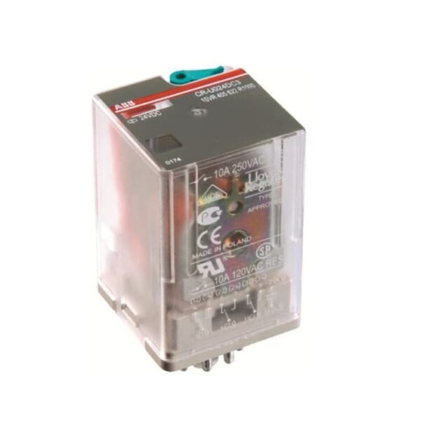 1SVR405622R3000, CR-U230AC3 – RELE ENCHUFABLE 11 PINES, 3NA/NC, 10A 250V, BOB. 230VAC – 1SVR405622R3000
