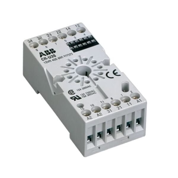 1SVR405660R0000, CR-U3S – BASE LOGICA P/ RELE – 1SVR405660R0000