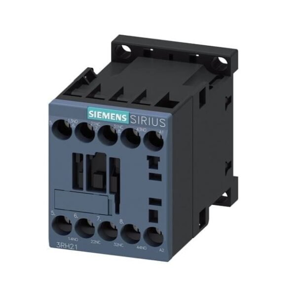 3RH2140-1AN20, CONTACTOR AUXILIAR SIRIUS 3RH21 S00 4NA, BOB. 220VAC – 3RH2140-1AN20