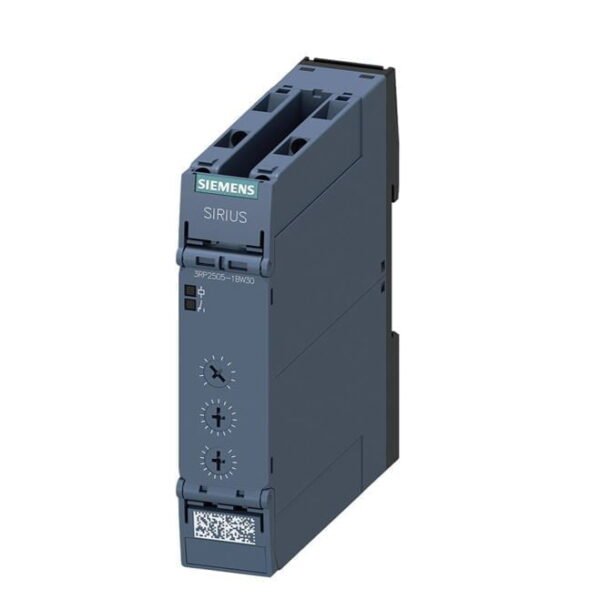 3RP2505-1BW30, TEMPORIZADOR MULTIFUNCION, 27 PROGRAMAS, 2NA/2NC 0,05S-100H 12-240VAC/DC – 3RP2505-1BW30
