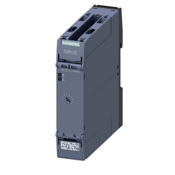 3RP2574-1NW30, TEMPORIZADOR DE ARRANQUE ESTRELLA-TRIANGULO, 1NA/1NC, 1-20S, 12-240VAC/DC – 3RP2574-1NW30