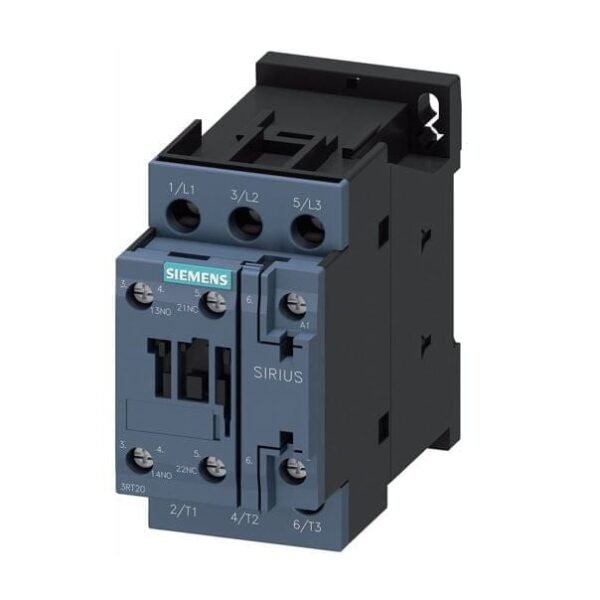 3RT20231AN20, CONTACTOR POTENCIA MAGNETICO 3P 9A AC3 220VAC S0 1NA+1NC – 3RT20231AN20