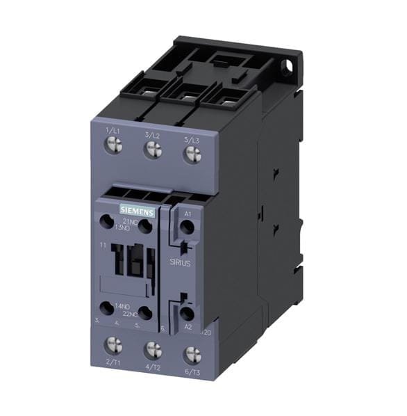 3RT2037-1AG20, CONTACTOR SIRIUS S2 65A 1NA+1NC, BOB. 110VAC – 3RT2037-1AG20
