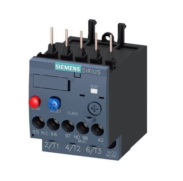 3RU2116-1DB0, RELE TERMICO 3RU21 S00 2.2-3.2A, 1NA+1NC P/ 3RT2015/2016/2017/2018 – 3RU2116-1DB0