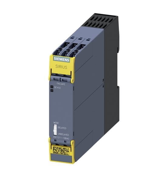 3SK1211-1BB40, MODULO DE SEGURIDAD SIRIUS MODULO DE AMPLIACIÓN DE SALIDAS 4RO CON CIRCUITOS DE HABILITACIÓN DE RELÉ 4 NA, CIRCUITO DE SEÑALIZACIÓN POR RELÉS 1 CONTACTO NC, 24 VDC, BORNE DE TORNILLO – 3SK1211-1BB40
