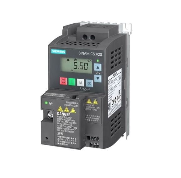 6SL3200-0AE50-0AA0, KIT: 1 SINAMICS V20 220VAC 0.37KW, 1 SINAMICS V20 BOP, 1 SINAMICS V20 INTERFACE, 1 SINAMICS V20 CARGADOR DE PARAMETROS, 1 SINAMICS V20, SMART ACCES – 6SL3200-0AE50-0AA0