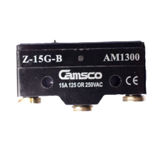 AM1300, Z-15G-B – MICRO SWITCH PIVOTE PEQUEÑO DELGADO 1NA/NC 15A 250V, NEGRO – AM1300