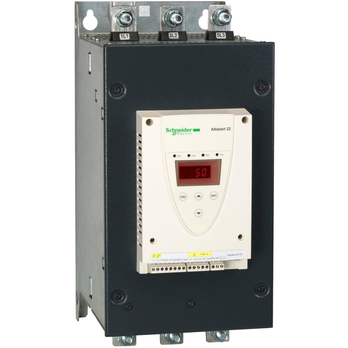 ATS22C25S6, ARRANCADOR SUAVE ELECTRONICO ALTISTART 22, 100HP(75KW)/230VAC, 200HP(150KW)/440VAC, 250A – ATS22C25S6