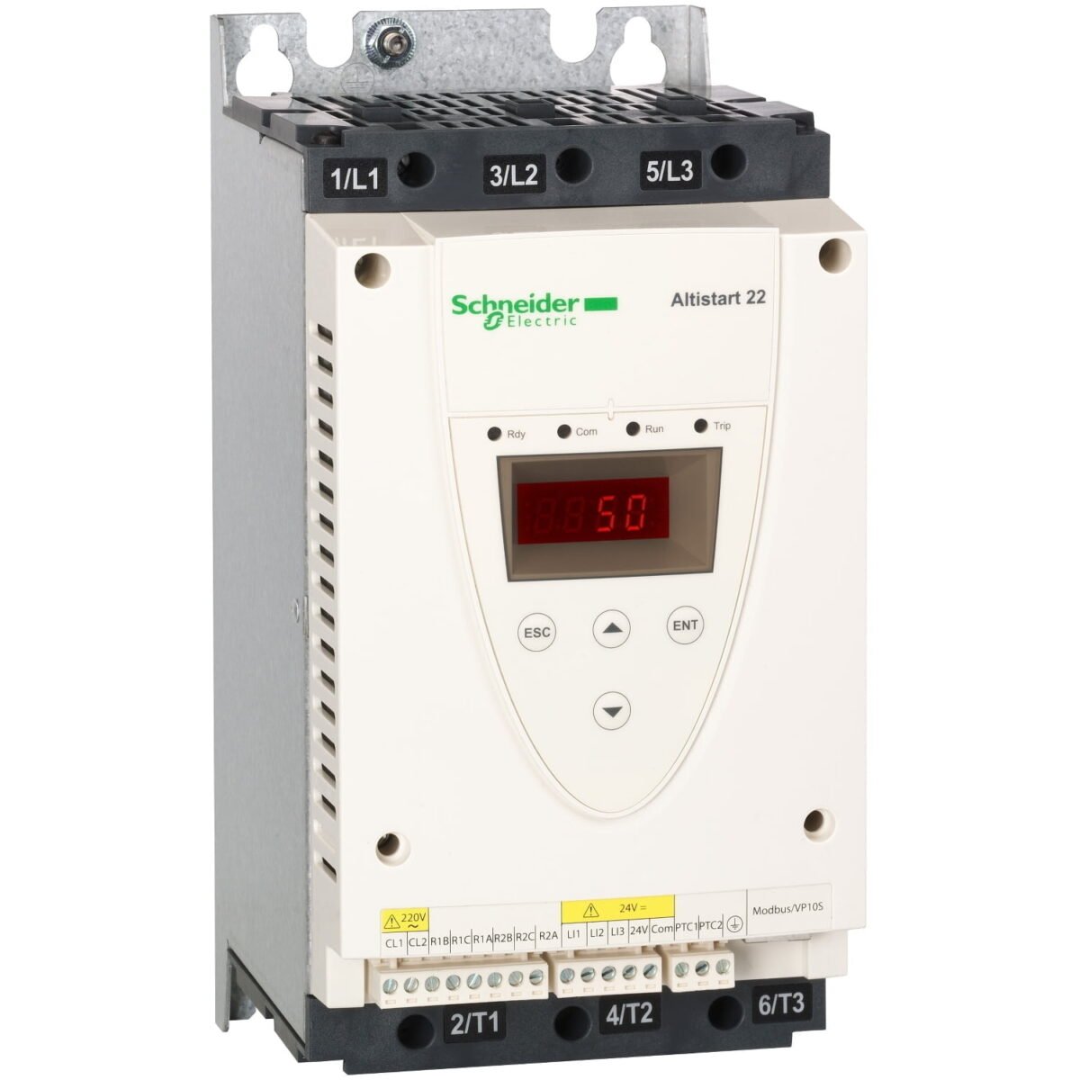 ATS22D47Q, ARRANCADOR SUAVE ELECTRONICO ALTISTART 22, 15HP(11KW)/230V, 30HP(22KW)/440V, 47A – ATS22D47Q