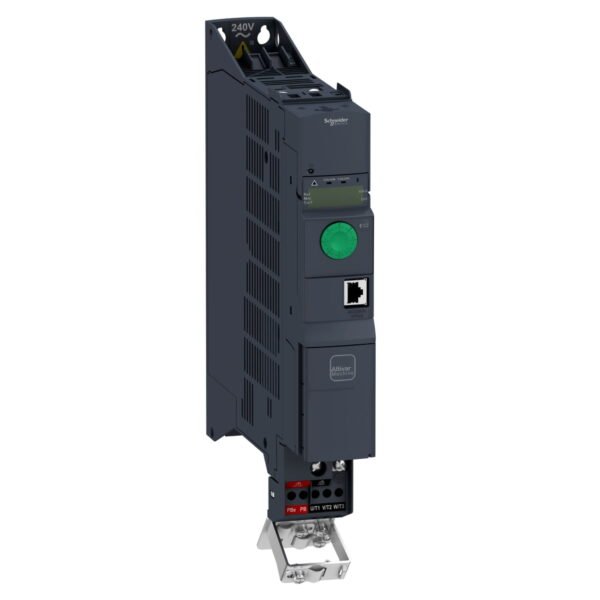 ATV320U04M2B, VARIADOR DE FRECUENCIA MONOFASICO ALTIVAR 320 TIPO LIBRO, 0.5HP/0.37KW 3.3A 200-240VAC, IP20 – ATV320U04M2B