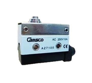 AZ7100, MICRO SWITCH PIN RASANTE C/ ROSCA 10A 250V, GRIS – AZ7100
