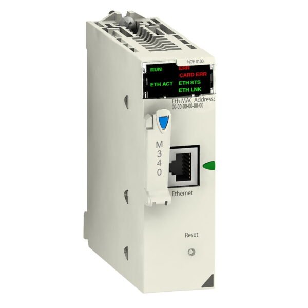 BMXNOE0100, MODULO ETHERNET M340, PLACA DE MEMORIA FLASH – 1XRJ45 10/100 – BMXNOE0100