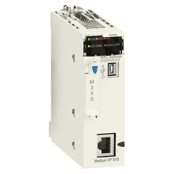 BMXP342000, CPU PAC M340, SERIE, USB, E/S 1024D, 128A – BMXP342000