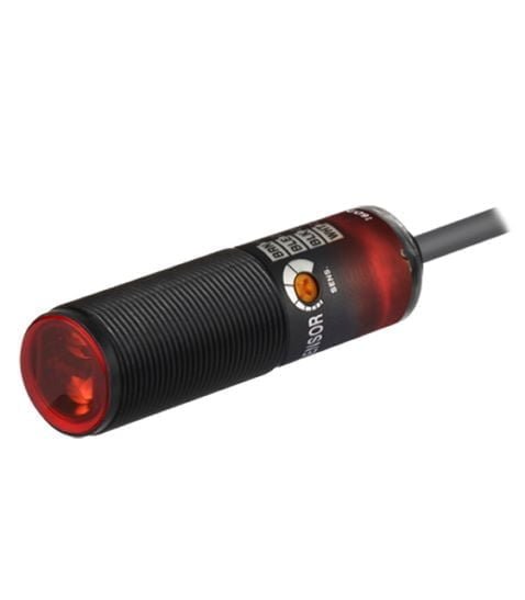 BRQP400-DDTA, BRP400-DDT – SENSOR FOTOELETRICO DIFUSO REFLECTIVO, M18 ALC. 400MM, NPN NA,10-30VDC, MAT. PLASTICO, CABLE 2MT, IP67 – BRQP400-DDTA