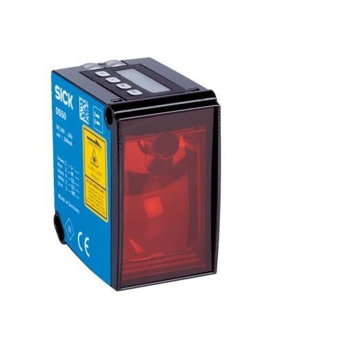 DT50-P1113, SENSOR DE DISTANCIA TIPO LASER C/ PANTALLA LCD ALC. 10MTS SAL. 4-20mA/PNP CONEX. M12, 5 PINES IP 65 MAT. METAL – DT50-P1113
