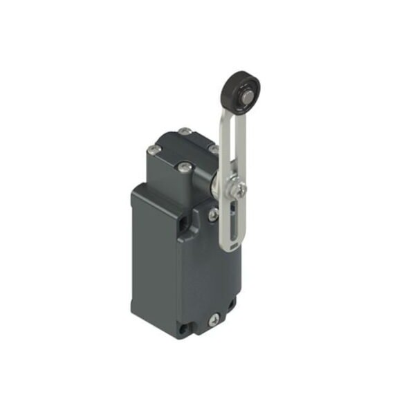 FD 235, FINAL DE CARRERA PALANCA REG. C/ ROLDANA TERMOPLASTICA 20MM, 2NA+2NC, ACCION RAPIDA, CONEX. PG13.5, IP67 – FD 235