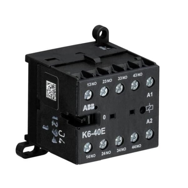 GJH1211001R0401, K6-40E – MINI CONTACTOR AUXILIAR 4NA, BOB. 24VAC – GJH1211001R0401