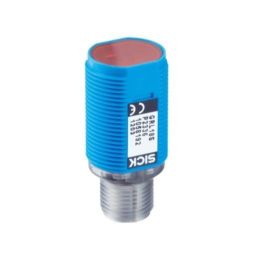 GRTE18S-P2467, SENSOR FOTOELECTRICO DIFUSO M18 ALC. 1000MM PNP/NA+NC CONEX. M12, 4 PINES IP67 MAT. PLASTICO – GRTE18S-P2467