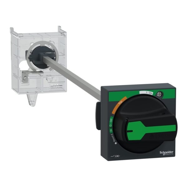 GV3APN01, KIT MANDO PROLONGADO MANETA NEGRA, PLACA AZUL, IP54 P/ GV3P, GV3L – GV3APN01