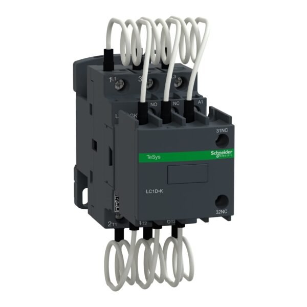 LC1DGKM7, CONTACTOR P/ CONDENSADOR, 9KVAR/230V, 17KVAR/440V, BOB. 220VAC – LC1DGKM7