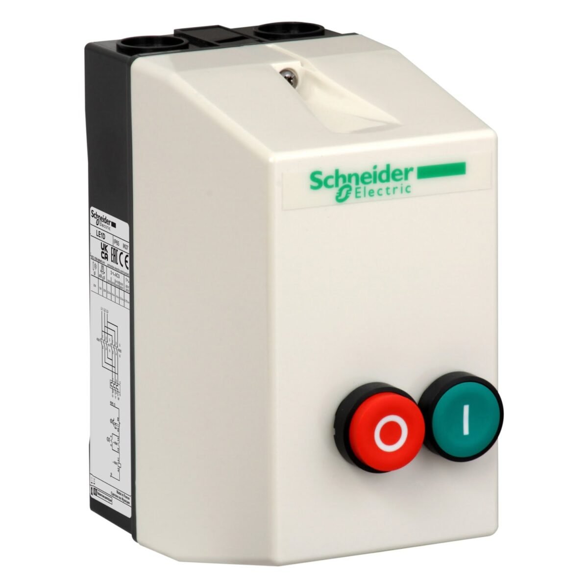LE1D18M7, ARRANCADOR DIRECTO 18A 5.5HP/4KW, BOB. 220V C/ CAJA PLASTICA – LE1D18M7
