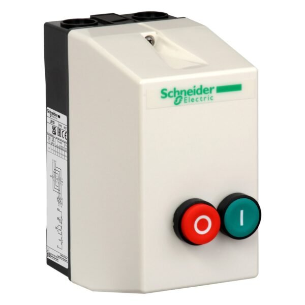 LE1D25M7, ARRANCADOR DIRECTO 25A 7.5HP/5.5KW, BOB. 220VAC C/ CAJA PLASTICA – LE1D25M7