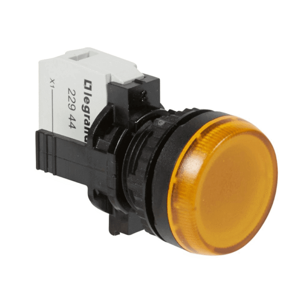 ND16-22DS/24V-YE LAMP/ DE SEÑALIZACION PVC AMARILLA, ø 22mm, VOLTAJE 24VAC/DC – ND16-22DS/24V-YE