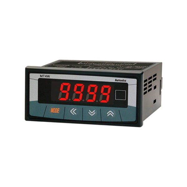 MT4W-DV-4N, VOLTIMETRO DIGITAL HORIZ. 96X48MM, 4DIG, VOLT. DC, IN: 0-500V, 0-250MV, OUT: INDICADOR, 100-240VAC – MT4W-DV-4N