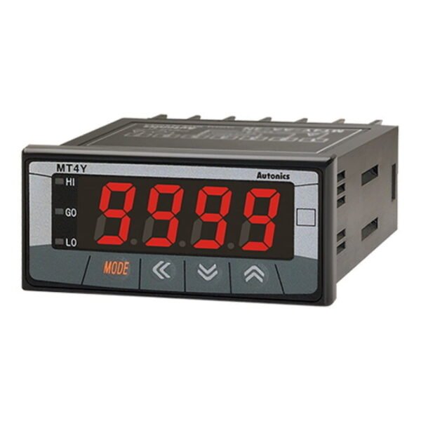 MT4Y-DV-4N, VOLTIMETRO DIGITAL HORIZ. 72X36MM, 4DIG, VOLT. DC, IN: 0-500V, 0-250MV, OUT: INDICADOR, 100-240VAC – MT4Y-DV-4N