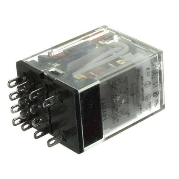 MY-4 12VDC, MINI RELE ENCHUFABLE 14 PINES, 4NA+4NC 7A, BOB. 12VDC – MY-4 12VDC