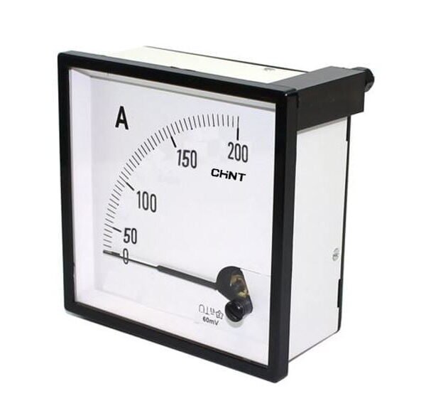 NP72-A 200/5, AMPERIMETRO ANALOGICO 72MMX72MM, RANGO 200/5A – NP72-A 200/5
