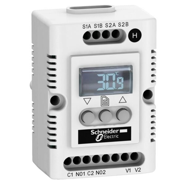 NSYCCOHY120VID, HIGROSTATO MECANICO RH 20-80%, C/ PANTALLA OLED, 110-127VAC – NSYCCOHY120VID