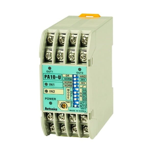 PA10-U, CONTROLADOR P/ SENSOR, IN: 2 NPN NA, OUT: RELE – NPN, RIEL DIN, 100-240VAC – PA10-U