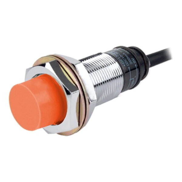 PR18-8DP2, SENSOR INDUCTIVO NO RASANTE M18, ALC. 8MM, PNP NC, 3 HILOS, 12-24VDC, CABLE 2MT, IP67 – PR18-8DP2