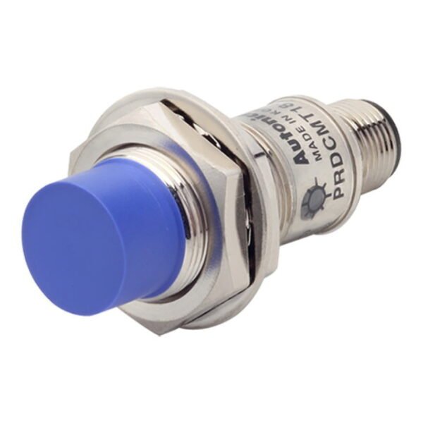 PRDCM18-14DP, SENSOR INDUCTIVO NO RASANTE M18, ALC. 14MM, PNP NA, 3 HILOS, 12-24VDC, CONEX. M12, IP67 – PRDCM18-14DP