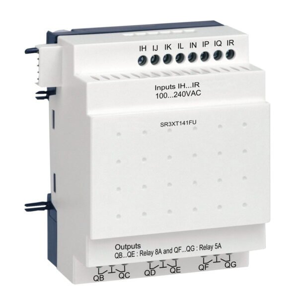 SR3XT141FU, MODULO DE EXPANSION P/ ZELIO MODULAR SR3, 8DI, 6DO, 100-240VAC – SR3XT141FU