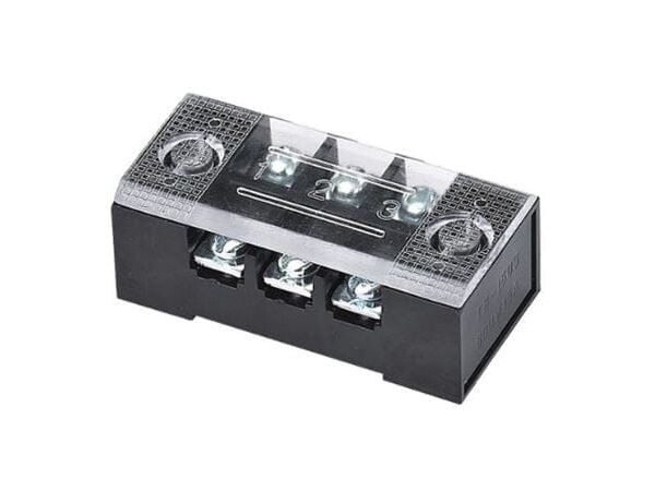 TB-1503, BORNERA BAQUELITA 3P 15A, NEGRO – TB-1503