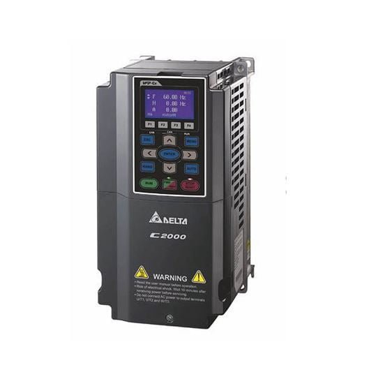 VFD022C43E, VFD-C2000 – VARIADOR DE FRECUENCIA TRIFASICO 3HP/2.2KW, 5.8/6A, 380-480VAC C/ FILTRO – VFD022C43E