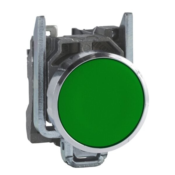 XB4BA31, PULSADOR METALICO RASANTE VERDE 1NA DIAM. 22MM – XB4BA31