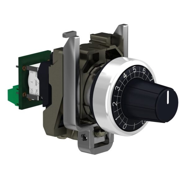 XB4BD912R4K7, POTENCIOMETRO 4.7KOHMIOS, EJE 6MM, DIAM. 22MM, IP69K – XB4BD912R4K7