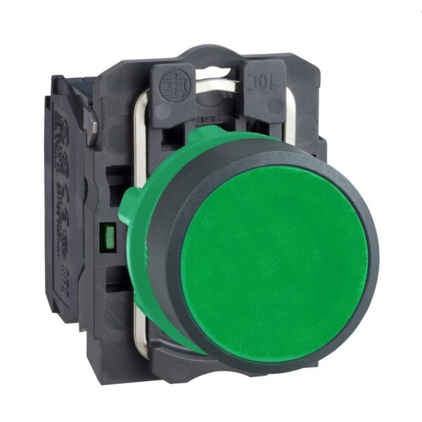 XB5AA31, PULSADOR PLASTICO RASANTE VERDE 1NA DIAM. 22MM – XB5AA31