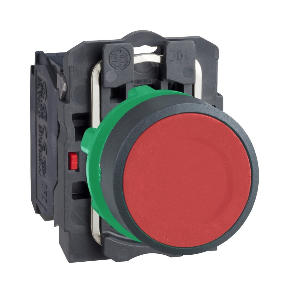XB5AA42, PULSADOR PLASTICO RASANTE ROJO 1NC DIAM. 22MM – XB5AA42